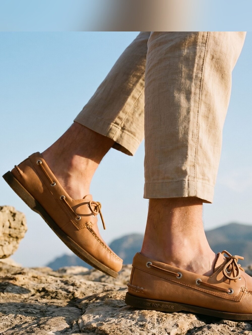 Sperry Original  2 EYE Men’s Brown Leather Boat Shoes